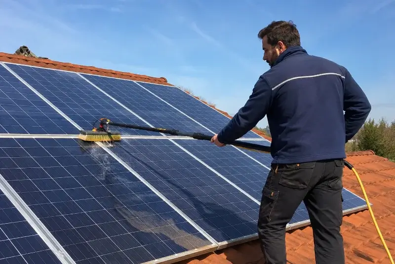 Nettoyage et entretien de panneaux solaires à Perquie