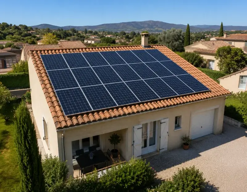 Prime à l'autoconsommation panneaux solaires Perquie — aide financière de l'État